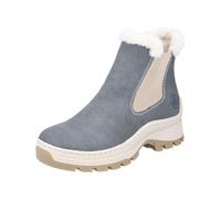 Rieker Ladies X9352Chelsea Boots, blue, 6 UK