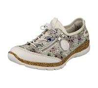 Women's Rieker N42V1-90 Womens Trainers White/Multi - Size: 6.5