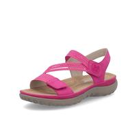 Rieker 64870-31 Fuchsia Womens Comfortable Sandals in a Plain Man-made in Size 40