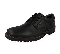 Rieker F4611-00 | Black Leather | Mens Formal Derby Shoes