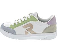 Rieker Low Trainers, Multicoloured, Bleu Weiss Lightmint Rose, 5 UK