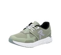Rieker Low Trainers, White, Green, 8 UK