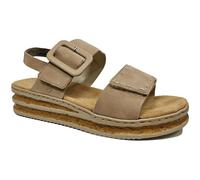 Rieker Low Wedge Buckle Sandals Womens Strappy Summer Sandals Size 3 4 5 6 7 8