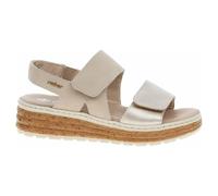 Rieker - Low wedge heel leather sandals