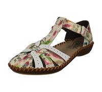 Rieker M1650 Synthetic Closed Toe t bar Sandals with Full Back (Multi Multi, UK Footwear Size System, Adult, Women, Numeric, Medium, 7.5)