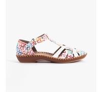 Rieker M1650 Womens Comfort Casual Touch Fasten Sandals-Multi