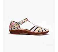 Rieker M1650 Womens Synthetic Touch Fasten Lightweight Casual Multi Sandals