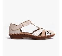 Rieker Women's Mary Jane Shoe - Beige | M1655-61 61 36