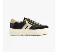 Rieker M1912-00 Womens Trainers Black Leather - Size UK 7.5