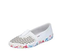 Rieker M2361 Women's Slip On Slippers, White, 4 UK