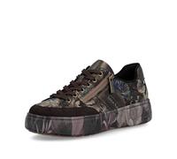 Rieker M7711-26 Brown Floral Womens Trainers
