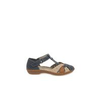 Rieker Maria Womens Sandals 3.5 UK Pacific/Nude/Cayenne