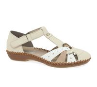 Rieker Women's M1655 Barefoot Shoe (Beige, UK Footwear Size System, Adult, Women, Numeric, Medium, 7.5)