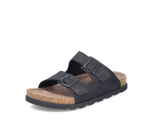Rieker Men 21190 Mules, Black 00, 46 EU Weit