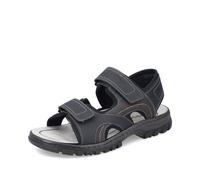 Rieker Men 25053 Trekking Sandals, Black 00, 8 UK