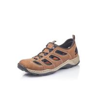 Rieker Men Lace-Up Shoes 08065, Men´s Comfort Shoes,Comfort Low Shoe,Laces,Comfortable,Brown (Braun / 25),44 EU / 9.5 UK
