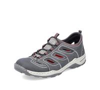 Rieker Men Lace-Up Shoes 08065, Men´s Comfort Shoes,Comfort Low Shoe,Laces,Comfortable,Grey (grau / 46),41 EU / 7.5 UK