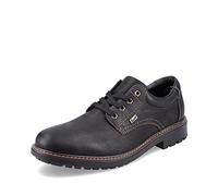 Rieker Men Lace-Up Shoes B4610, Men´s Comfort Shoes,Water Repellent,riekerTEX,Comfort Low Shoe,Comfortable,Laces,Black (Schwarz / 00),45 EU / 10.5 UK
