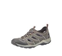 Rieker Men's 08065 Sneakers, Grey Black Smoke 02, 6.5 UK