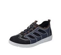 Rieker Men's 08665 Low Shoes, Blue Combination, 9 UK