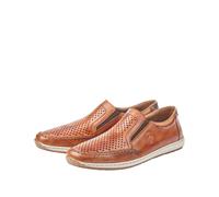 Rieker Mens 08868-24 Peanut/Peanut/Pazifik - Brown Leather - Size 6.5 (UK Shoe)