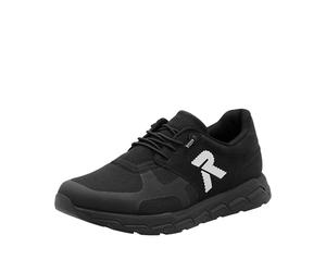 Rieker Men's 09100 Low Trainers, Black/Black, 11 UK