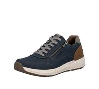 Rieker Men's 11504 Low Trainers, Blue, 44 EU
