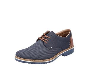 Rieker Men's 16504 Oxford, Blue, 9 UK