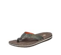 Rieker Men's 21043 Flip Flops, Green, 10.5 UK