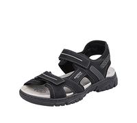 Rieker Men's 22750 Sandals, black, 9 UK