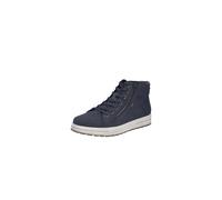 Rieker Men's 30721 Lace-Up Shoes, Blue, 45 EU Wide, blue, 45 EU Weit