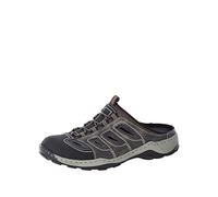 Rieker Men's 8096 Slippers, Grey Black Smoke Smoke 00, 45 EU