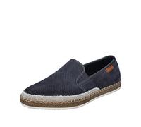 Rieker Men's B5266 Loafer, Blue, 8 UK