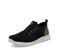 Rieker Men's B7796 Loafer, Schwarz, 10 UK