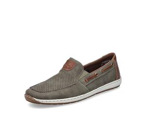 Rieker Men's Deck Shoe - Green | 08866-54 54 42