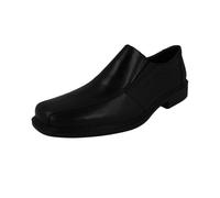 Rieker Mens Extra Wide Slip On Shoes B0051-00 - Black Leather - UK Size 11 - EU Size 46 - US Size 12