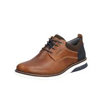Rieker Leather Lace-Up Shoes Dark Brown