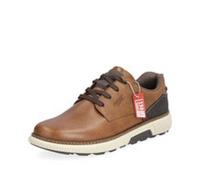 Rieker Men's Lace-Up Shoes Sneakers Leather Brown B3313