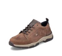 Rieker Men's Lace-Up Shoes Sneakers Tex Leather Brown 11222