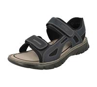 Rieker Mens Light Weight Adjustable Sandals 26761-14 - Blue Synthetic - UK Size 9 - EU Size 43 - US Size 10
