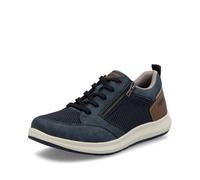 Rieker Men's Low-Top Trainers 16901, Men's Low Shoes, Loose Insole, Blue 14, 42 EU Weit