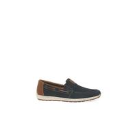 Rieker Men's 'Mariner' Slip On Boat Shoes in Dark Blue | Size: 8 Rieker Dark Blue 8