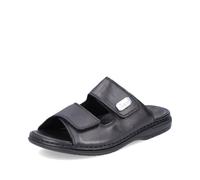 Rieker Men's Mule Sandals Shoes Leather Black 25590