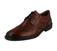 Rieker Mens Rieker Brogue Lace Up Shoes 17620 - Brown - UK 9