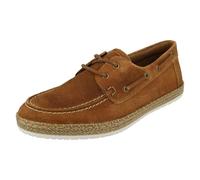 Rieker B5220-22 Men's Moccasins / Boat Shoes Suede Leather in Brown - Size 40, brown, 9.5 UK