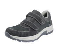 Rieker Mens Rieker Casual Hook and Loop Dual Strap Wide Fit Shoes 11051 - Blue - UK 6.5
