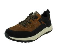 Rieker Mens Rieker Casual Lace Up Shoes with R-TEX U0100 - Brown Combi - UK 8