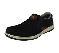 Rieker Mens Rieker Extra Wide Fit Slip On Shoe 17368 - Blue - UK 10.5