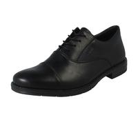 Rieker Mens Rieker Lace Up Smart Formal Toe Cap Shoes 10317 - Black - UK 7.5