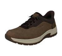 Rieker Mens Rieker Ready2Go Elasticated Lace Wide Fitting Shoes 11055 - Brown - UK 9